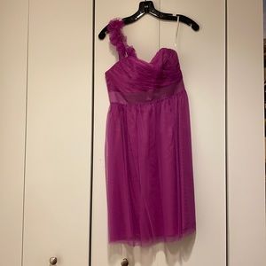 One shoulder dress